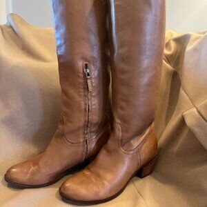Vintage Sam Edelman Boots - Women's Size 9.5 - Camel Color - High Calf